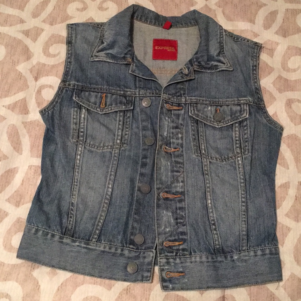 Express Jean Vest